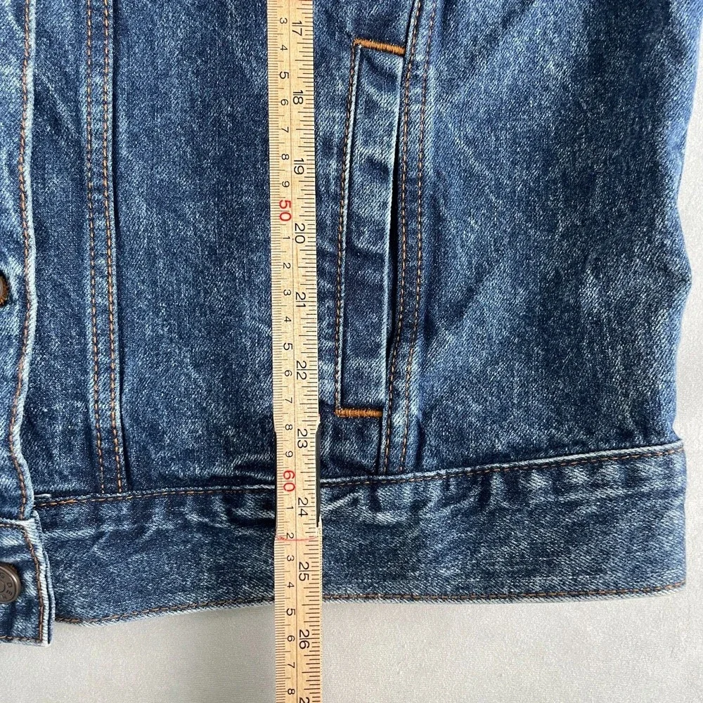 BDG Urban Outfitters Denim Trucker Jacket Mens M Blue Relaxed Fit‎ Casual EUC